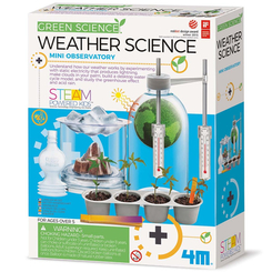 Наукові ігри, фокуси та досліди - Набір для досліджень 4M Green science Метеорологія (00-03402)
