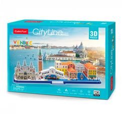 3D-пазли - Тривимірний пазл CubicFun City Line Венеція (MC269h)