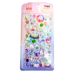 Наборы для творчества - Набор 3D-наклеек Tiki Wiki Crystal Тики сказка (25ESE009-02)