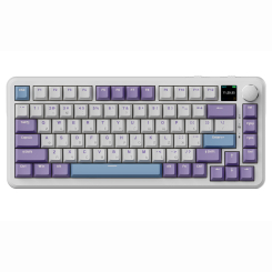 Клавиатура и мыши - Клавиатура Ajazz AK820 MAX Magnetic switches Purple RGB With Screen (AK820MAX-M-PWB)