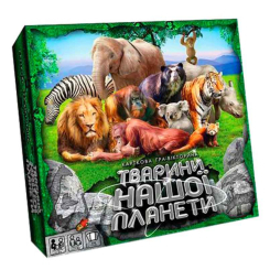 Настільні ігри - Настільна гра Danko toys Тварини нашої планети 2 (G-JNP-01U) Настільні ігри - Настільна гра Danko toys Тварини нашої планети 2 (G-JNP-01U)