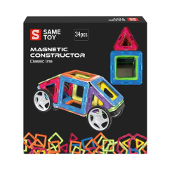 Магнитные конструкторы - Магнитный конструктор Same toy Classic line 34 детали (MCST-34) Магнитные конструкторы - Магнитный конструктор Same toy Classic line 34 детали (MCST-34)