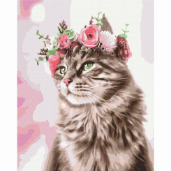 Товари для малювання - Картина за номерами Brushme Пухнаста ніжність (BS52543)