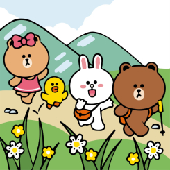 Товари для малювання - Картина за номерами Santi Лайн Френдс Подорож Чоко, Саллі, Коні та Брауна 25 х 25 см (955371)