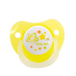 Товари для догляду - Пустушка Baby Team Ортодонтична жовта (3001)