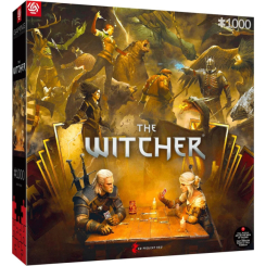 Пазлы - Пазл GoodLoot The Witcher Playing Gwent 1000 элементов (5908305249634)