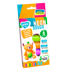 Набори для ліплення - Набір для ліплення Lovin Neon assorted 6 кольорів (41197)