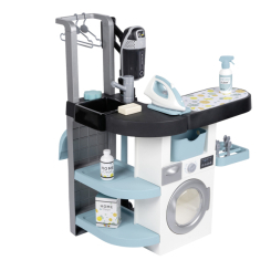 Детские кухни и бытовая техника - Игровой набор Smoby Прачечная с пылесосом Ровента (330320)