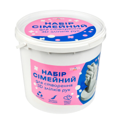 Наборы для творчества - Набор для творчества Strateg Набор семейный для создания 3D слепков рук (4823113890322)