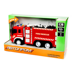 Транспорт и спецтехника - Пожарная машина Автопром 1:16 (7672A)