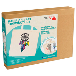 Набори для творчості - Набір для творчості Rosa Talent Екосумка-розмальовка Ловець снів (N0003603) Набори для творчості - Набір для творчості Rosa Talent Екосумка-розмальовка Ловець снів (N0003603)