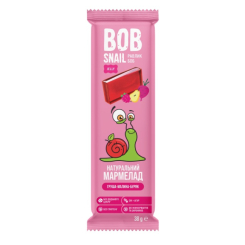 Солодощі - Натуральний мармелад Bob Snail Груша-Малина-Буряк (4820219340720)