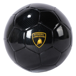 Спортивные активные игры - Футбольный мяч Lamborghini р 5 черный (6941089868362)