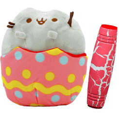 Подушки - Комплект М'яка іграшка кіт в яйці Pusheen cat і Антистрес іграшка Mokuru (vol-729)
