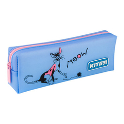 Пеналы и кошельки - Пенал Kite Котенок Мяу 690-3 голубой (K20-690-3)