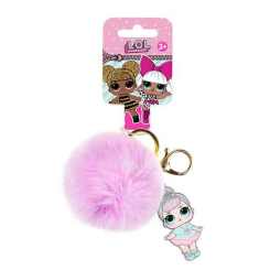 Брелоки - Брелок Cerda Acrilico pom-pom LOL фіолетовий (CERDA-2600000564/2)