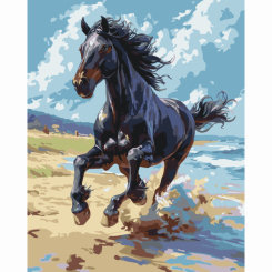 Товари для малювання - Картина за номерами Art Craft Благородний скакун 40 х 50 см (11703-AC)