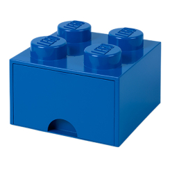 Бокси для іграшок - Висувний ящик для зберігання LEGO Lifestyle Цеглинка 4 синій (40051731)