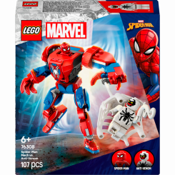 Конструкторы LEGO - Конструктор LEGO Marvel Робот Человека-паука против Анти-Венома (76308)