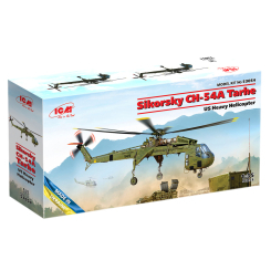 Конструкторы с уникальными деталями - Конструктор ІСМ Американский тяжелый вертолет Сикорский CH-54A Tarhe (53054)