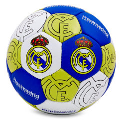 Спортивные активные игры - Мяч футбольный Real Madrid FB-0047-107 Ballonstar №5 Бело-сине-желтый (57566102) (1795159601)