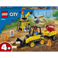 Конструктори LEGO - Конструктор LEGO City Будівельний бульдозер (60252)