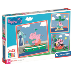 Пазлы - Пазл Clementoni Peppa Pig 3 шт по 48 элементов (25293) Пазлы - Пазл Clementoni Peppa Pig 3 шт по 48 элементов (25293)