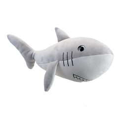 Мягкие животные - Мягкая игрушка PMS Мягкие приятели  Жители моря белая акула 38 см (6334040/6334040-2)