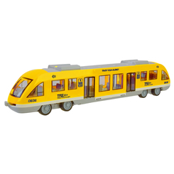 Железные дороги и поезда - Модель Автопром Поезд желтый (8906/8906-2)
