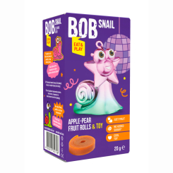 Солодощі - Цукерки Bob Snail Яблучно-грушеві (4820219342748)
