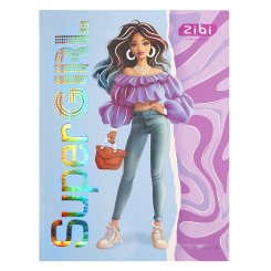 Дневник школьный ZiBi Kids Line Супер девушка (ZB.13920)