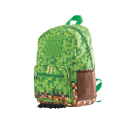 Рюкзаки и сумки - Рюкзак Pixie Crew Minecraft с пикселями светло-зеленый (PXB-18-83)