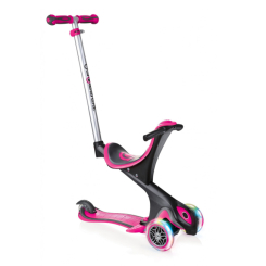 Самокати - Самокат Globber Evo comfort lights рожевий 5 в 1 (459-110)