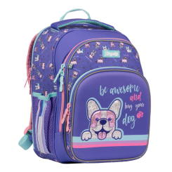 Рюкзаки и сумки - Рюкзак 1 Вересня S-106 Corgi фиолетовый (552285)