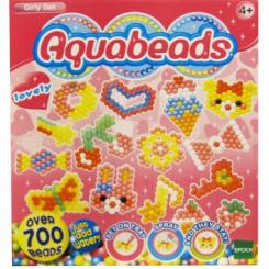 Набори для творчості - Набір для творчості з кольоровими намистинами Aqua Beads (7908) (07908)