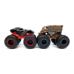 Автомоделі - Ігровий набір Hot Wheels Monster trucks Demo doubles Дарт Вейдер і Чубакка 1:64 (FYJ64/GBT67)
