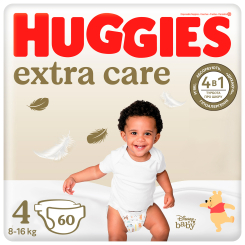 Підгузки - Підгузки Huggies Extra Care 4 M-Pack 8-16 кг 60 x 2 шт (5029053578118)