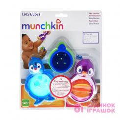 Игрушки для ванны - Игровой набор для ванной Ленивые буйки Munchkin с желто-оранжевой дополнительной формой (011306.04)