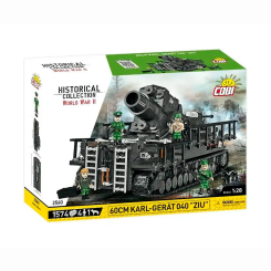 Конструктори з унікальними деталями - Конструктор Cobi Самохідна мортира Карл 1574 деталей (COBI-2560)