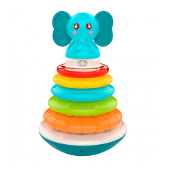 Развивающие игрушки - Развивающая игрушка Maya Toys Пирамидка-неваляшка слоненок (HE0295) Развивающие игрушки - Развивающая игрушка Maya Toys Пирамидка-неваляшка слоненок (HE0295)
