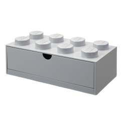 Канцтовары - Настольный органайзер LEGO Lifestyle Кирпич 8 серый (40211740)