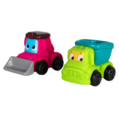 Машинки для малюків - Ігровий набір Baby Team Машинки Набір з самоскидом (8603/1)