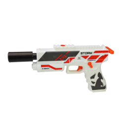 Помповое оружие - Бластер Країна Іграшок С гелевыми шарами Белый с красным (623-1/1) Помповое оружие - Бластер Країна Іграшок С гелевыми шарами Белый с красным (623-1/1)