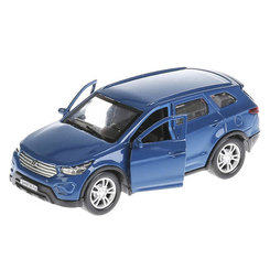 Транспорт и спецтехника - Автомодель Технопарк Hyundai Santa Fe 1:32 синяя (SANTAFЕB)