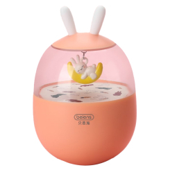 Розвивальні іграшки - Неваляйка музична Beiens Зайчик на місяці (YZ15pink)