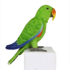М'які тварини - М'яка іграшка Hansa Папуга Електус 23 см (4806021984291)