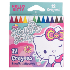 Канцелярські товари - Олівці воскові CoolPack Colorino Hello Kitty 12 кольорів (10548PTR)