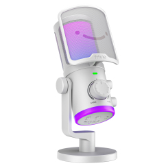 Микрофоны - Микрофон конденсаторный Fifine White (AM6W) Микрофоны - Микрофон конденсаторный Fifine White (AM6W)