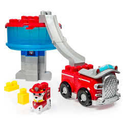 Фигурки персонажей - Конструктор Paw Patrol Ionix Спасательная станция и автомобиль Маршала (SM18302)