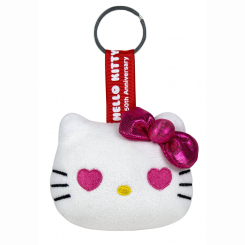 Брелоки - Брелок Hello Kitty Хелло Китти Юбилейная 50 Розовый бантик 7 см (760023891/1)